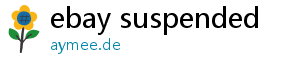 ebay suspended